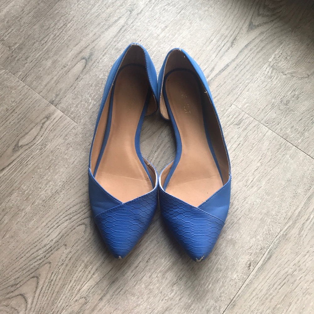 Blue flats